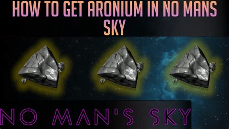 no man's sky aronium